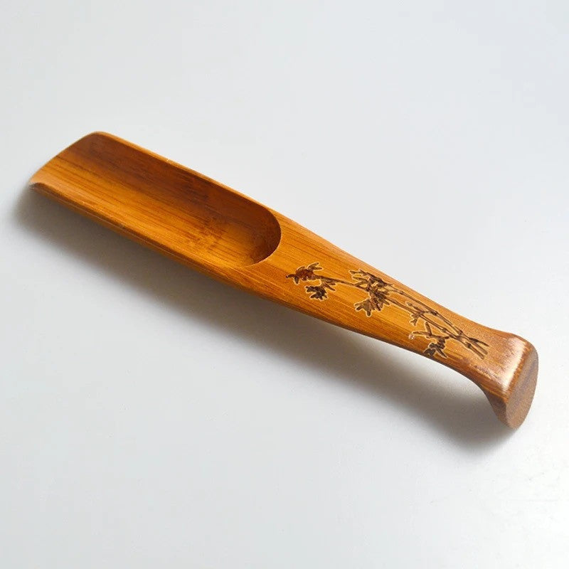 Bamboo Tea Spoon Tea Shovel Measure And Divide Tea Spoon Enjoy Tea Lotus
