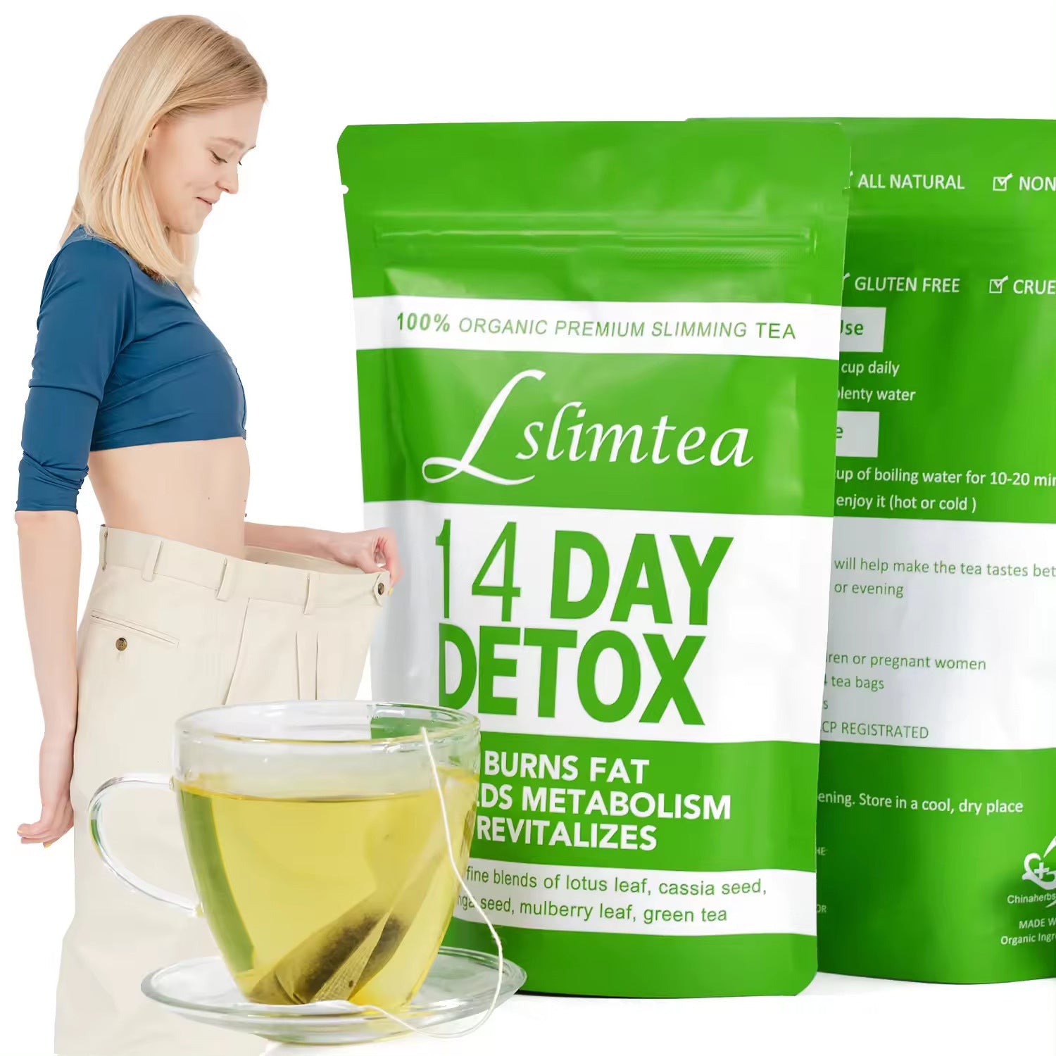 14 Days Herbal Detoxification Diet Tea
